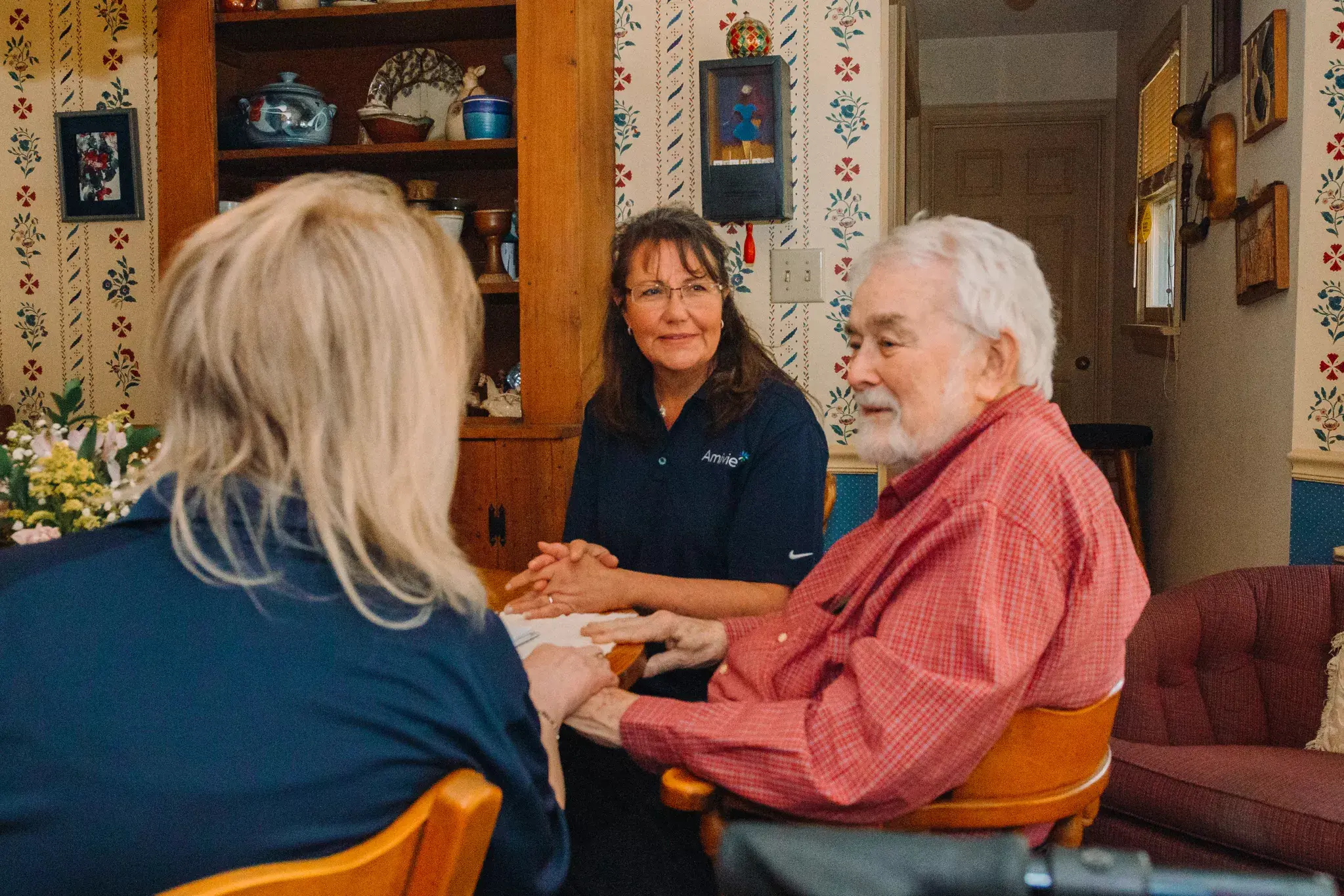 Older man getting I/DD support after a brain injury